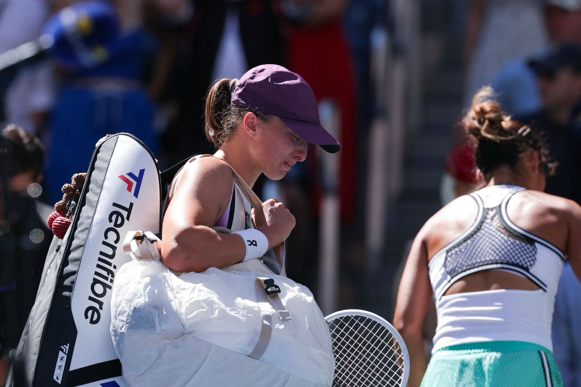 Łzy Igi Świątek po porażce z Zheng. Kamera pokazała kulisy US Open